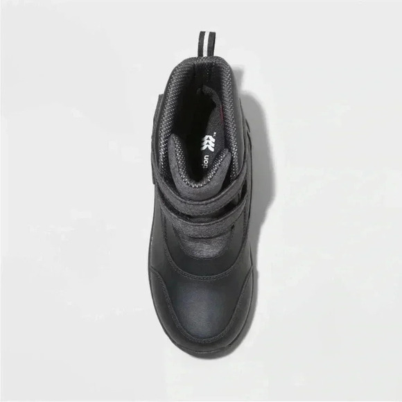 NWT new target kids 3 baker all in motion waterproof Velcro black boots snow - Picture 4 of 17